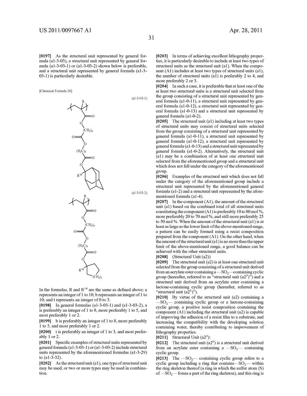 POSITIVE RESIST COMPOSITION, METHOD OF FORMING RESIST PATTERN, AND POLYMERIC COMPOUND - diagram, schematic, and image 32