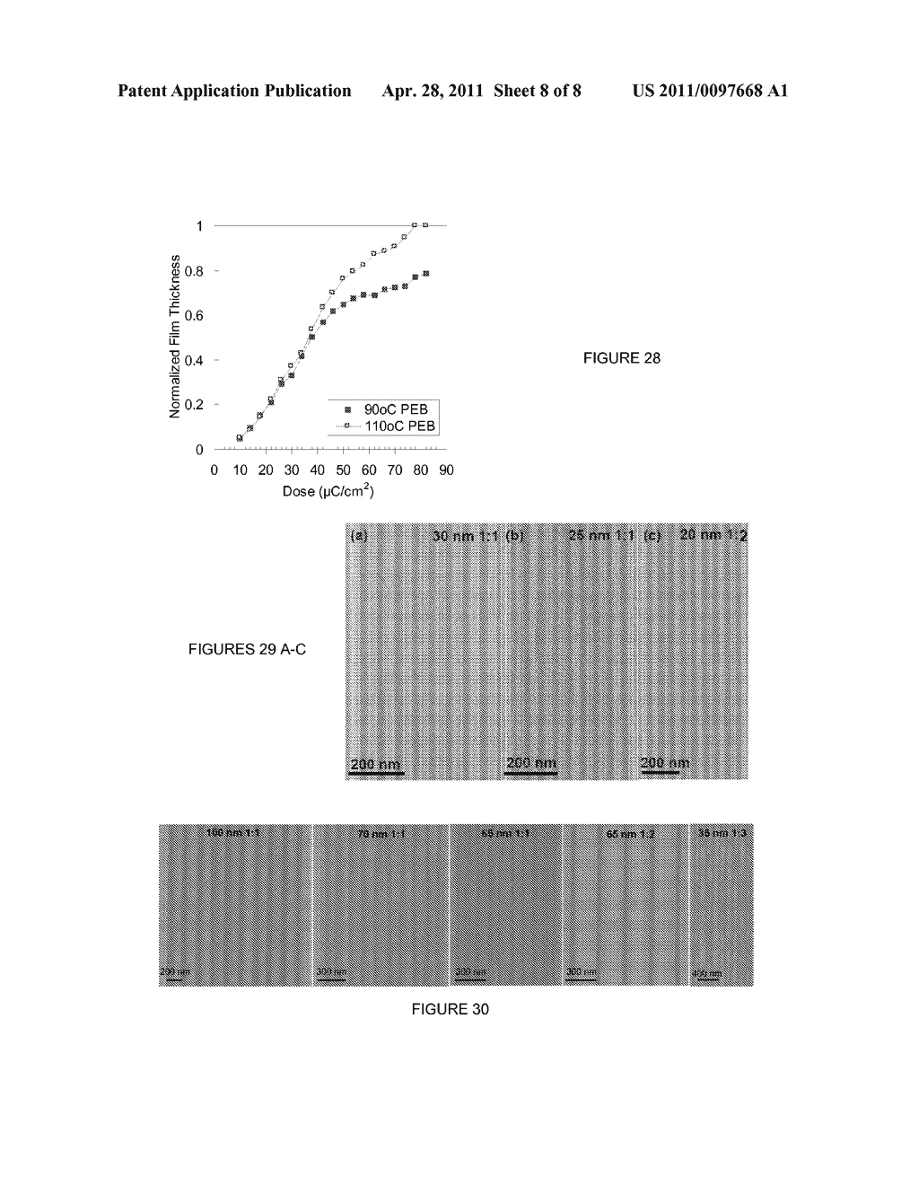 NEGATIVE TONE MOLECULAR GLASS RESISTS AND METHODS OF MAKING AND USING SAME - diagram, schematic, and image 09