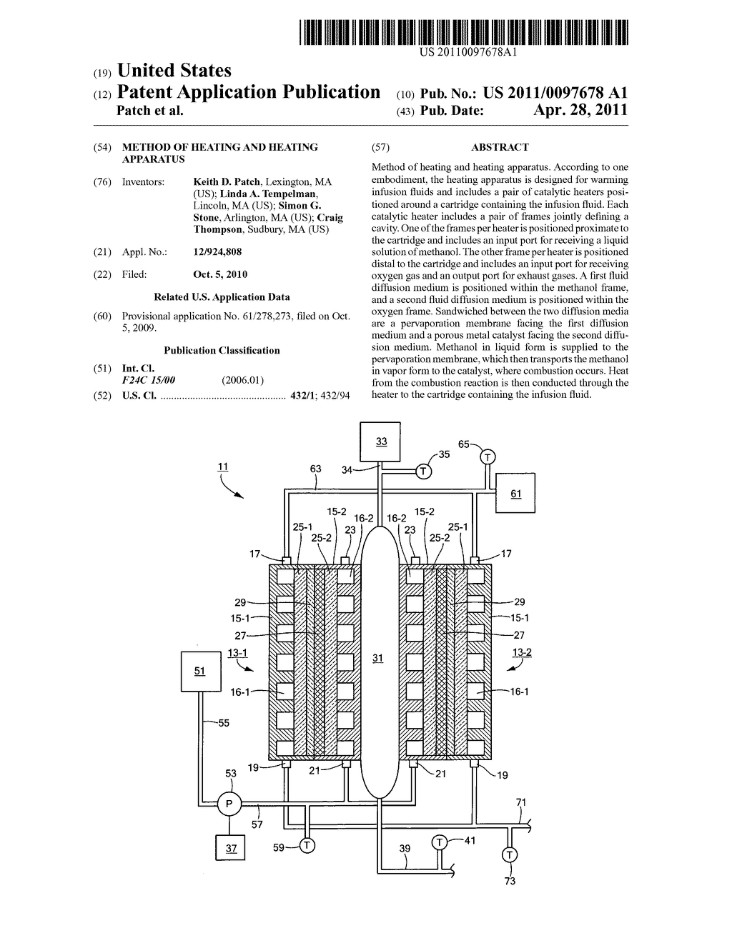 Method of heating and heating apparatus - diagram, schematic, and image 01