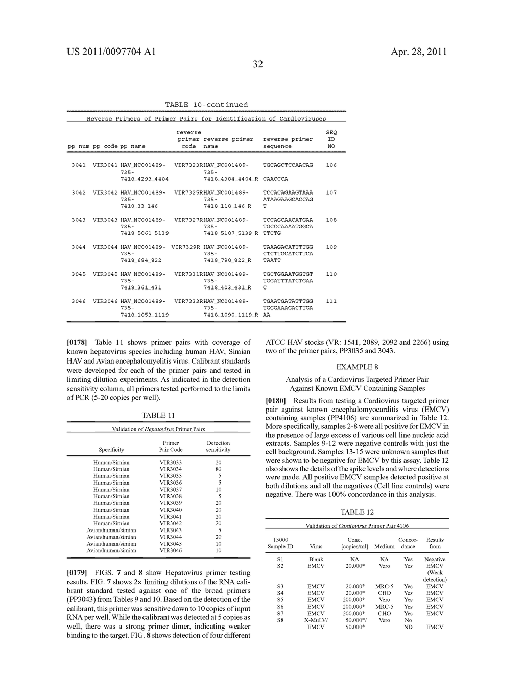 COMPOSITIONS FOR USE IN IDENTIFICATION OF PICORNAVIRUSES - diagram, schematic, and image 48