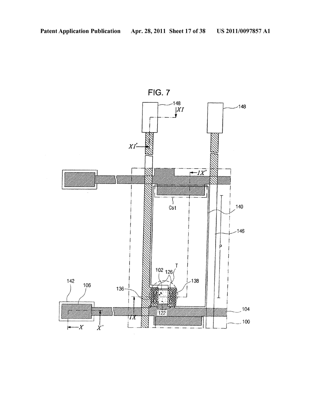ARRAY SUBSTRATE FOR LIQUID CRYSTAL DISPLAY DEVICE AND METHOD OF FABRICATING THE SAME - diagram, schematic, and image 18