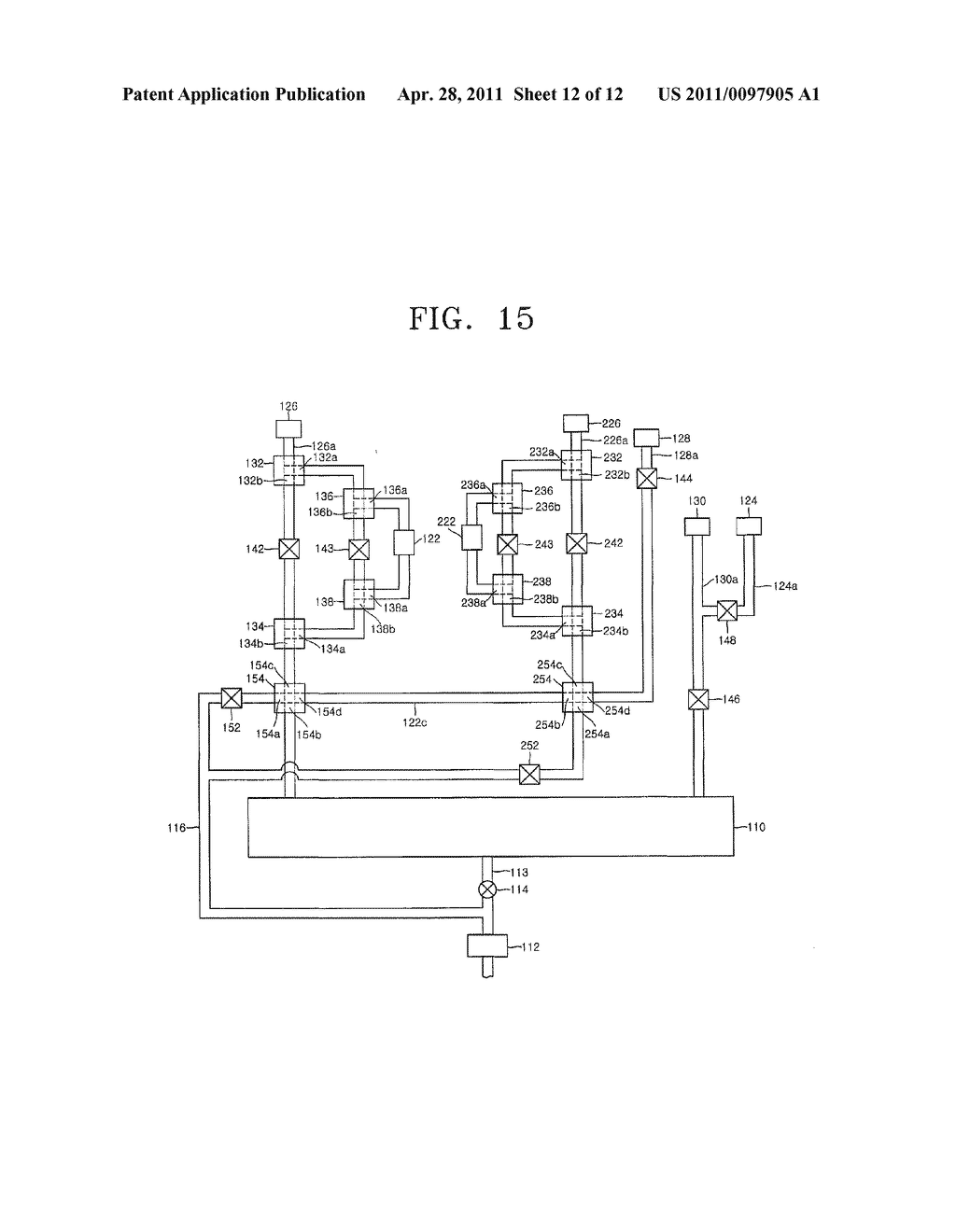 APPARATUS INCLUDING 4-WAY VALVE FOR FABRICATING SEMICONDUCTOR DEVICE, METHOD OF CONTROLLING VALVE, AND METHOD OF FABRICATING SEMICONDUCTOR DEVICE USING THE APPARATUS - diagram, schematic, and image 13