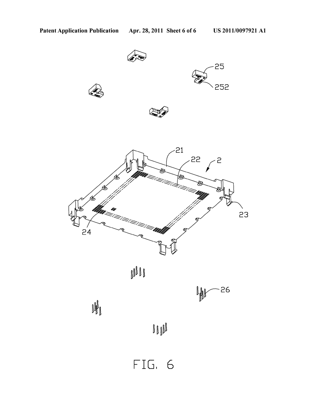 BURN-IN SOCKET ASSEMBLY WITH LOADING MEMBER HAVING POSITIONING CLUMPS - diagram, schematic, and image 07