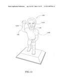 Portable power-free motion figure diagram and image