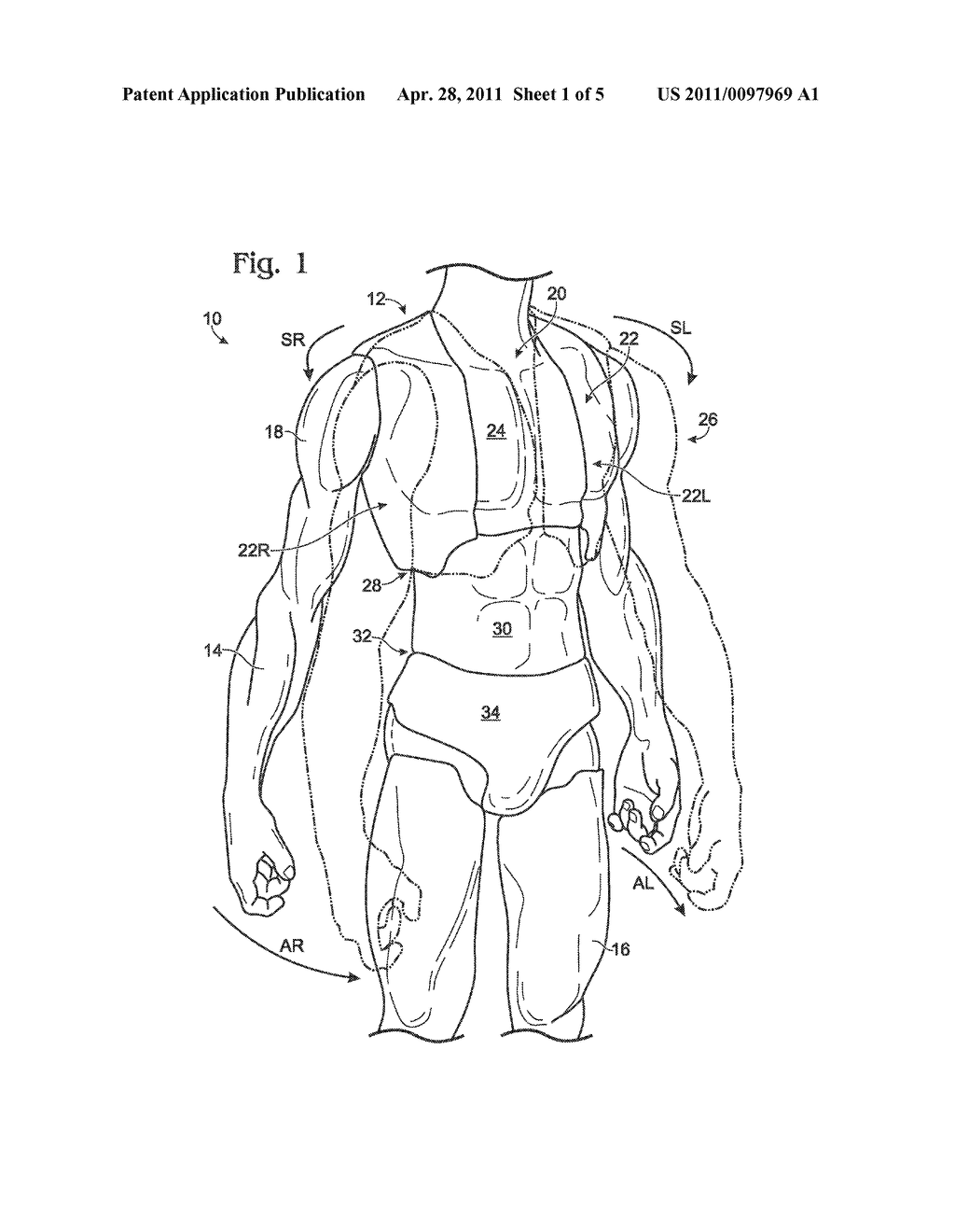 PECTORAL SHOULDER JOINT TOY FIGURE - diagram, schematic, and image 02