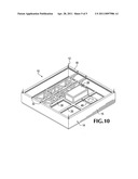 Ceiling system with integrated equipment support structure diagram and image