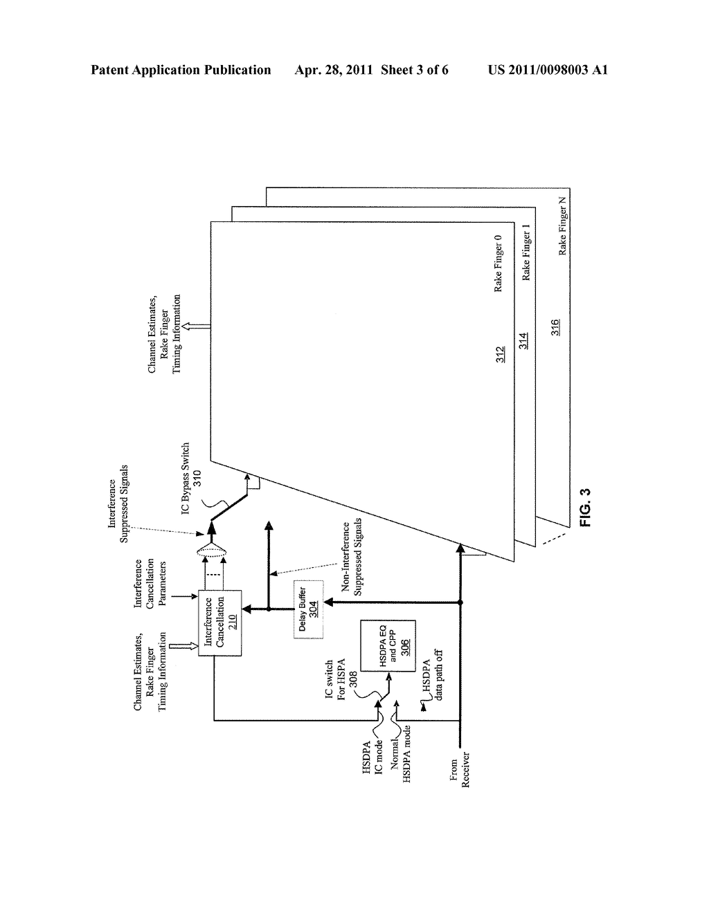 METHOD AND SYSTEM FOR PROCESSING MULTIPATH SIGNALS TO SUPPRESS INTERFACE UTILIZING A PROGRAMMABLE INTERFACE SUPPRESSION MODULE - diagram, schematic, and image 04