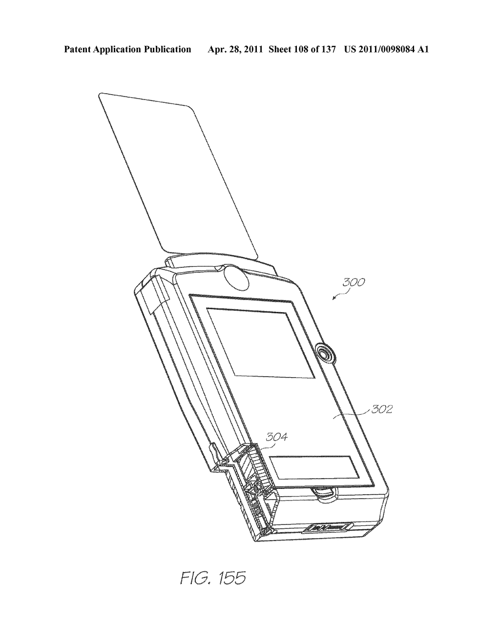 MOBILE PHONE WITH RETRACTABLE STYLUS - diagram, schematic, and image 109