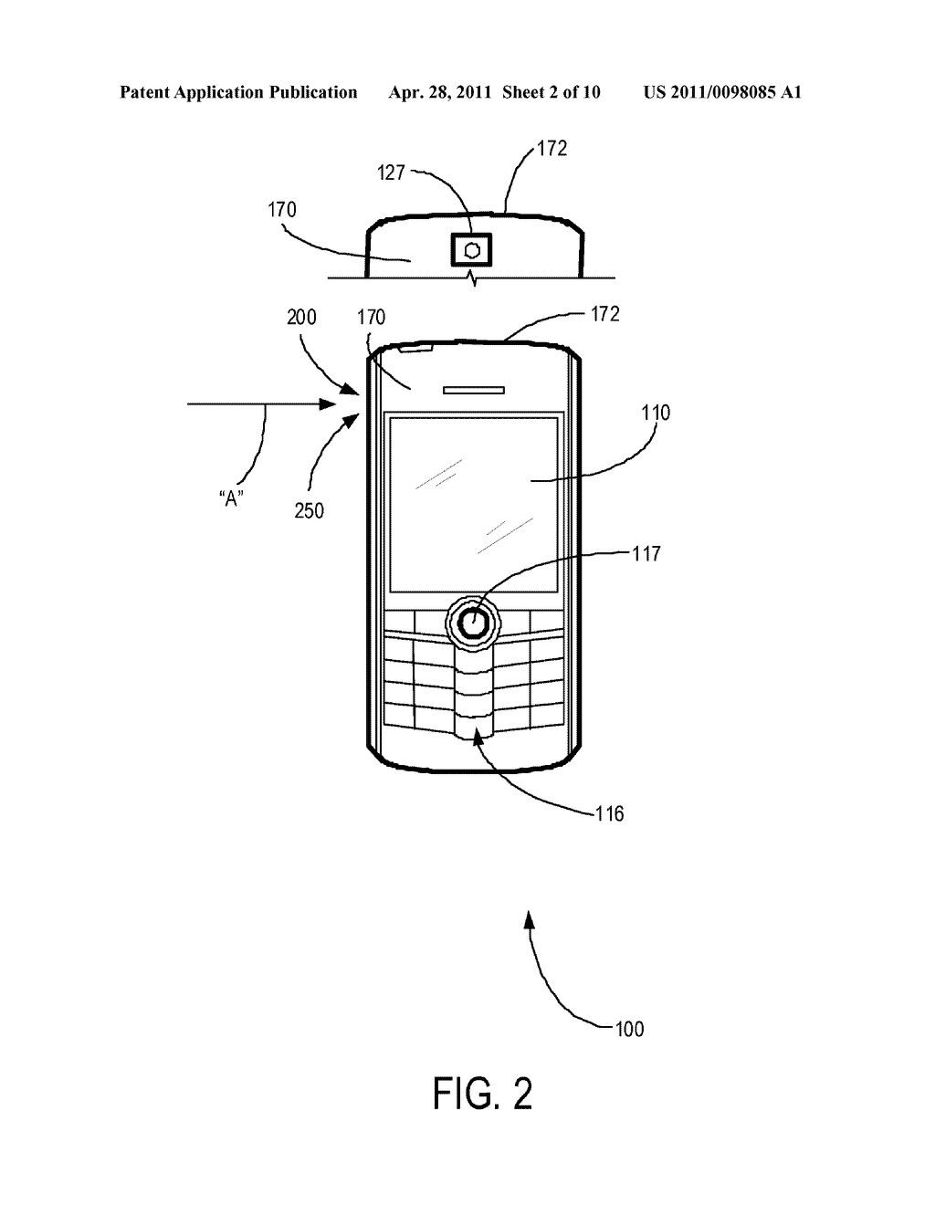 MOBILE COMMUNICATIONS DEVICE ACCESSORY IDENTIFICATION SYSTEM, AN IMPROVED ACCESSORY FOR USE WITH A MOBILE COMMUNICATIONS DEVICE, AND A METHOD OF IDENTIFYING SAME - diagram, schematic, and image 03