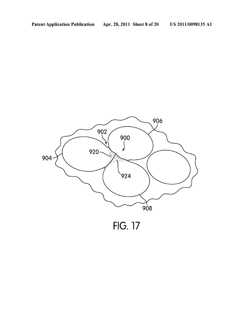 Golf Ball With Projections Adjacent Dimples - diagram, schematic, and image 09