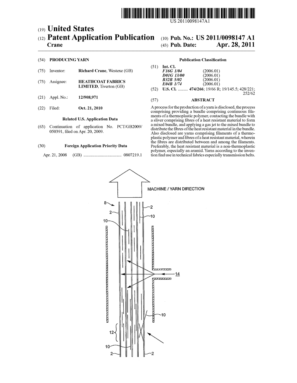 PRODUCING YARN - diagram, schematic, and image 01