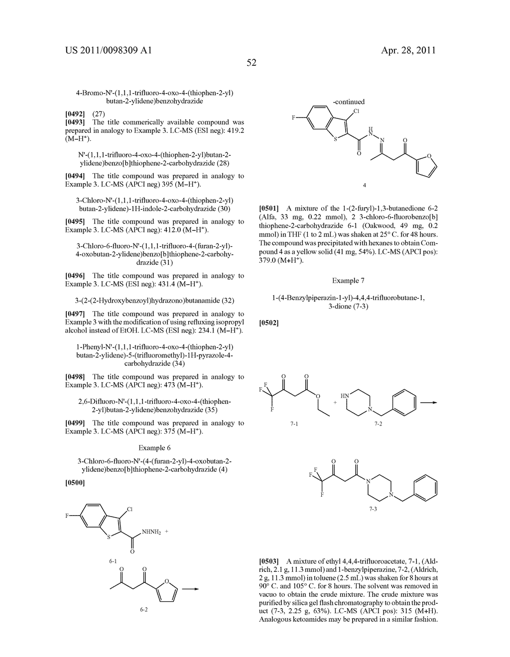 METHODS OF INHIBITING THE FORMATION OF AMYLOID-BETA DIFFUSABLE LIGANDS USING ACYLHYDRAZIDE COMPOUNDS - diagram, schematic, and image 53