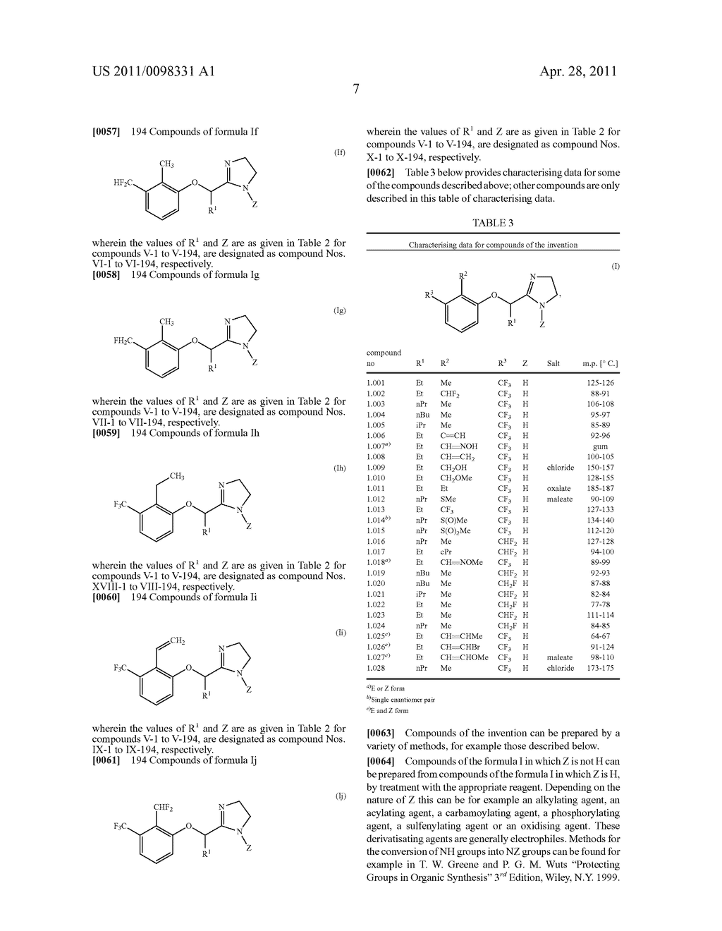 HALOALKYLSUBSTITUTED ARYLOXYALKYLIMIDAZOLINES FOR USE AS PESTICIDES - diagram, schematic, and image 08