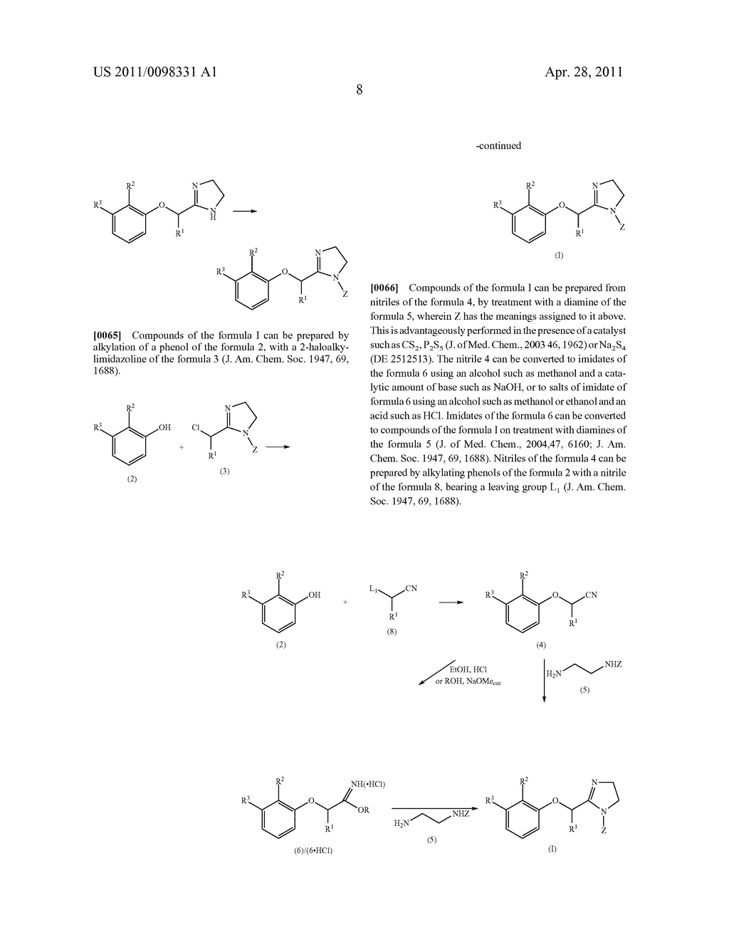 HALOALKYLSUBSTITUTED ARYLOXYALKYLIMIDAZOLINES FOR USE AS PESTICIDES - diagram, schematic, and image 09