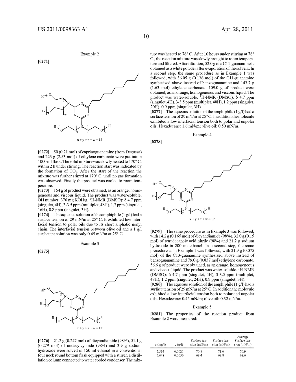 AMPHIPHILIC MOLECULES WITH A TRIAZINE CORE - diagram, schematic, and image 12