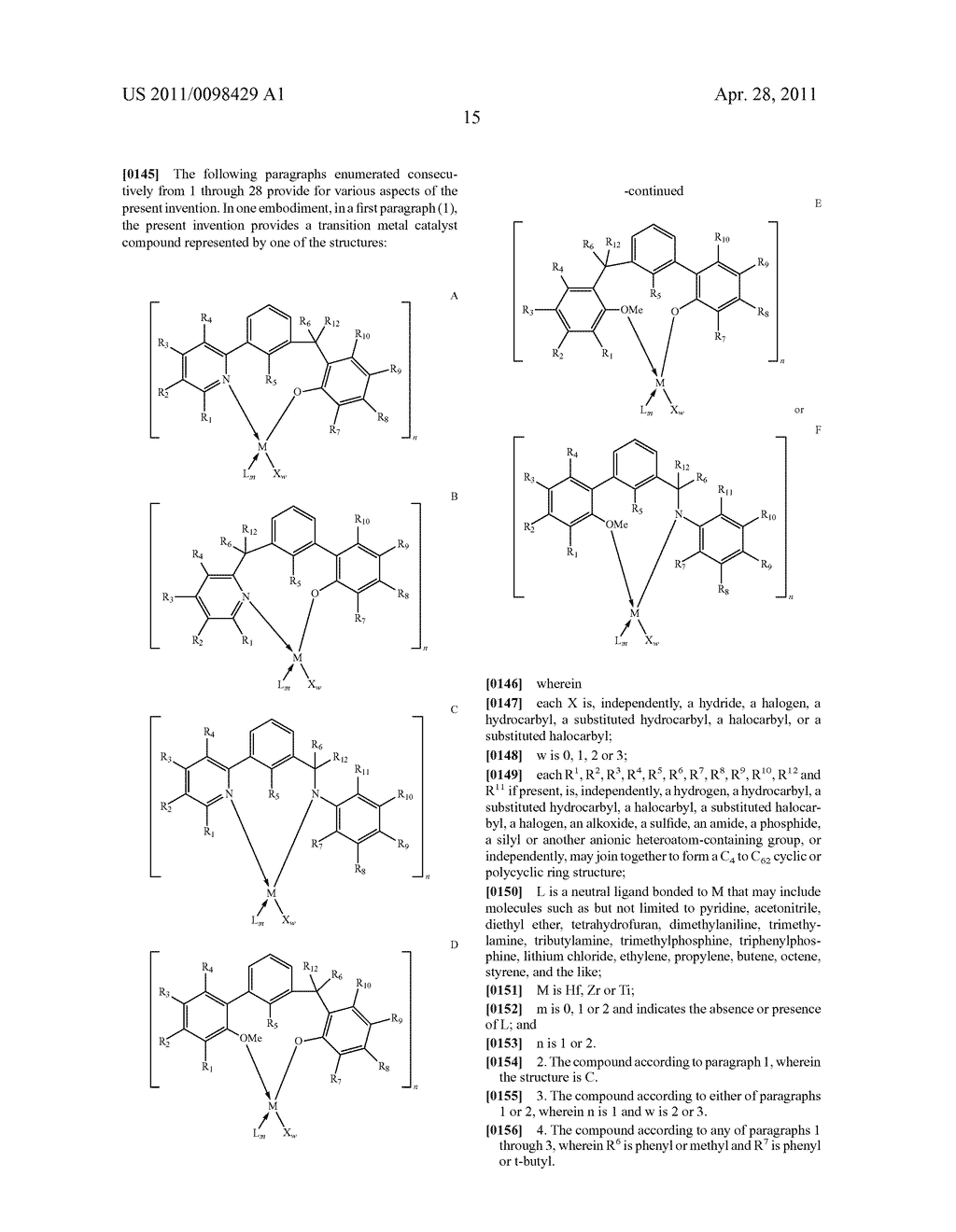 Catalyst Compounds and Use Thereof - diagram, schematic, and image 16