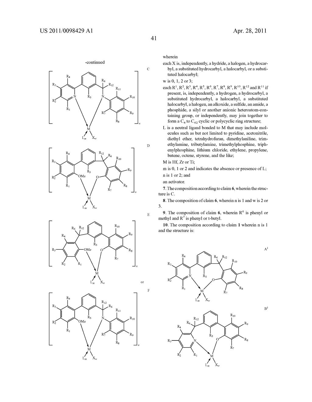 Catalyst Compounds and Use Thereof - diagram, schematic, and image 42