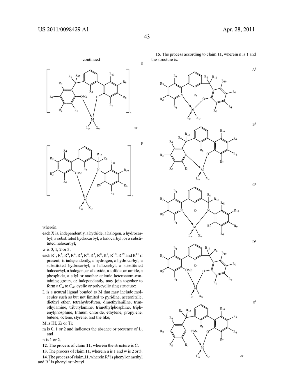 Catalyst Compounds and Use Thereof - diagram, schematic, and image 44