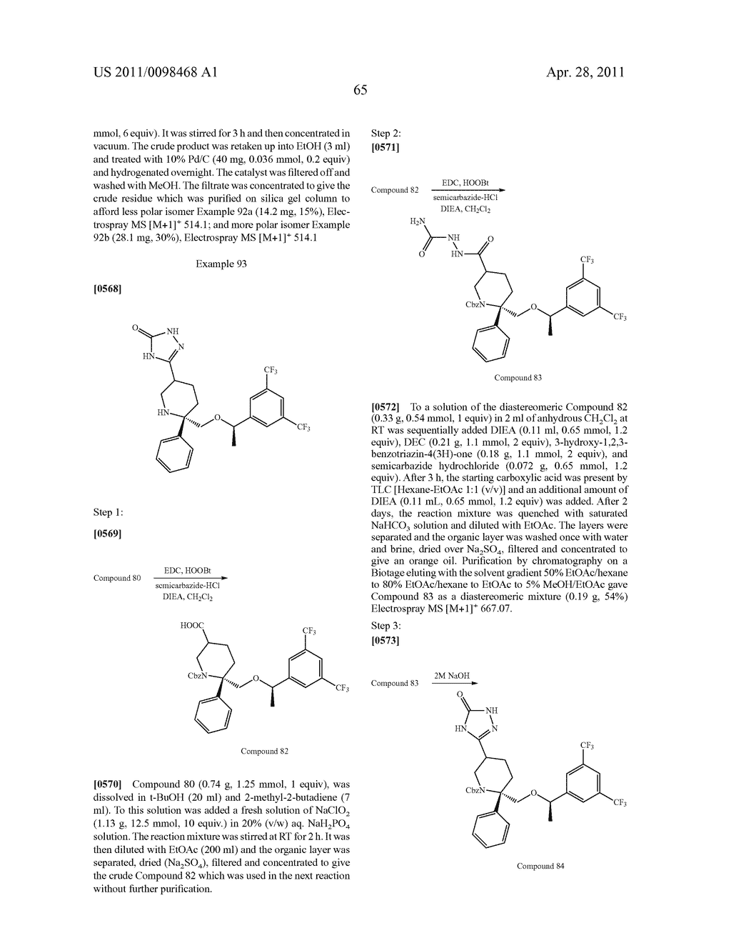 NK1 ANTAGONISTS - diagram, schematic, and image 66