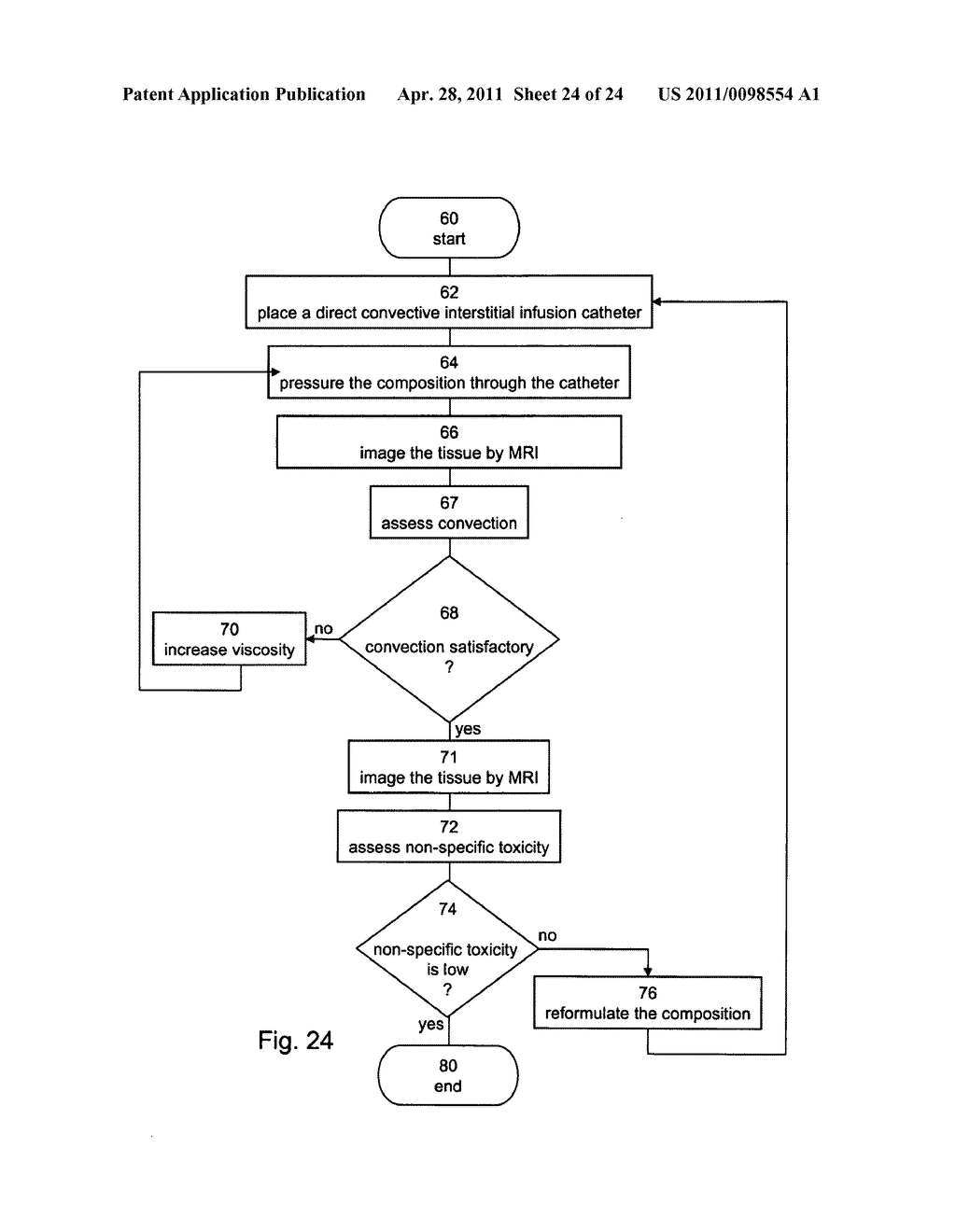 Monitoring of convection enhanced drug delivery - diagram, schematic, and image 25