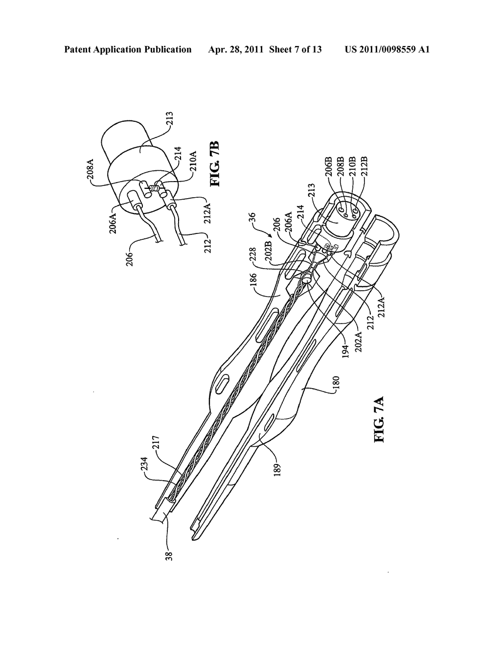 Guiding insert assembly for a catheter used with a catheter position guidance system - diagram, schematic, and image 08