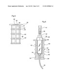 Intravenous spike holder for easier penetration of sealed intravenous bag diagram and image