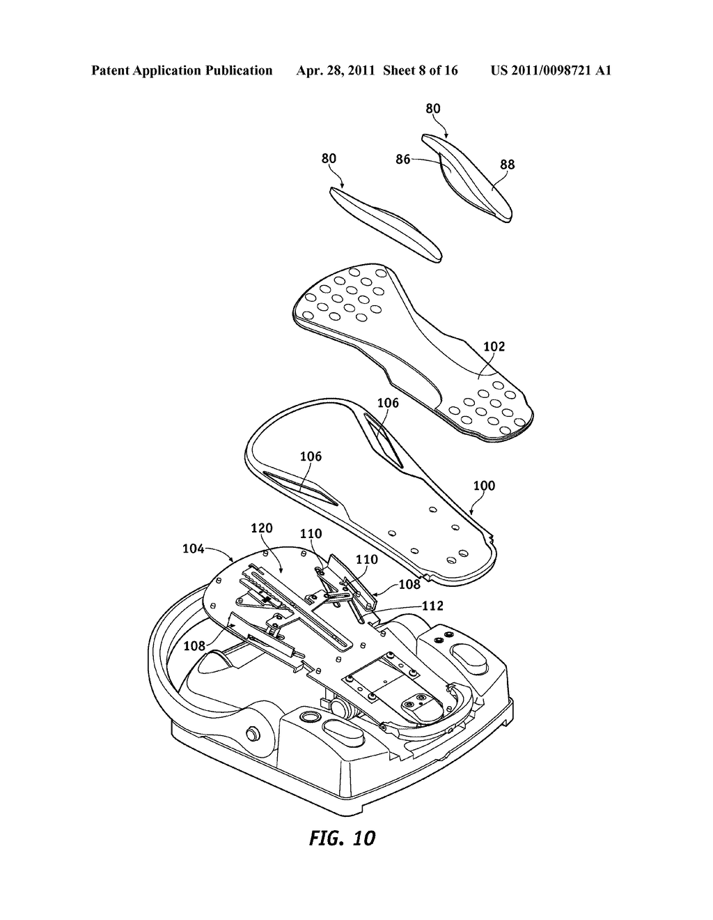 ADJUSTABLE FOOT PEDAL CONTROL FOR OPHTHALMIC SURGERY - diagram, schematic, and image 09