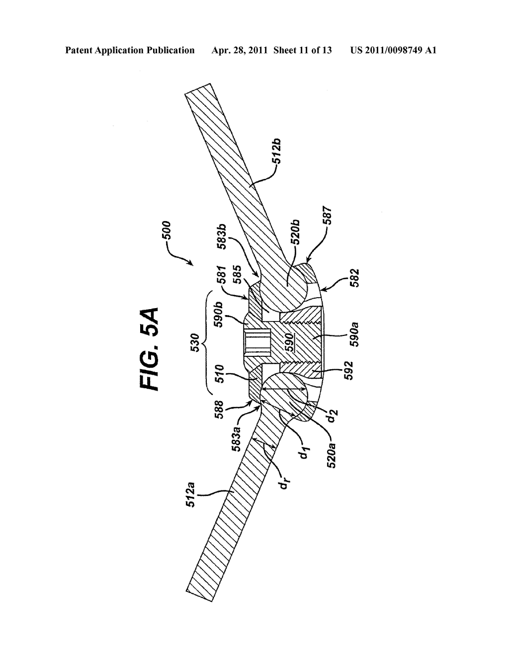 ADJUSTABLE-ANGLE SPINAL FIXATION ELEMENT - diagram, schematic, and image 12