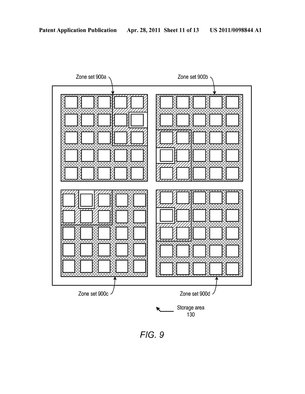 METHOD AND SYSTEM FOR INVENTORY PLACEMENT ACCORDING TO EXPECTED ITEM PICKING RATES - diagram, schematic, and image 12