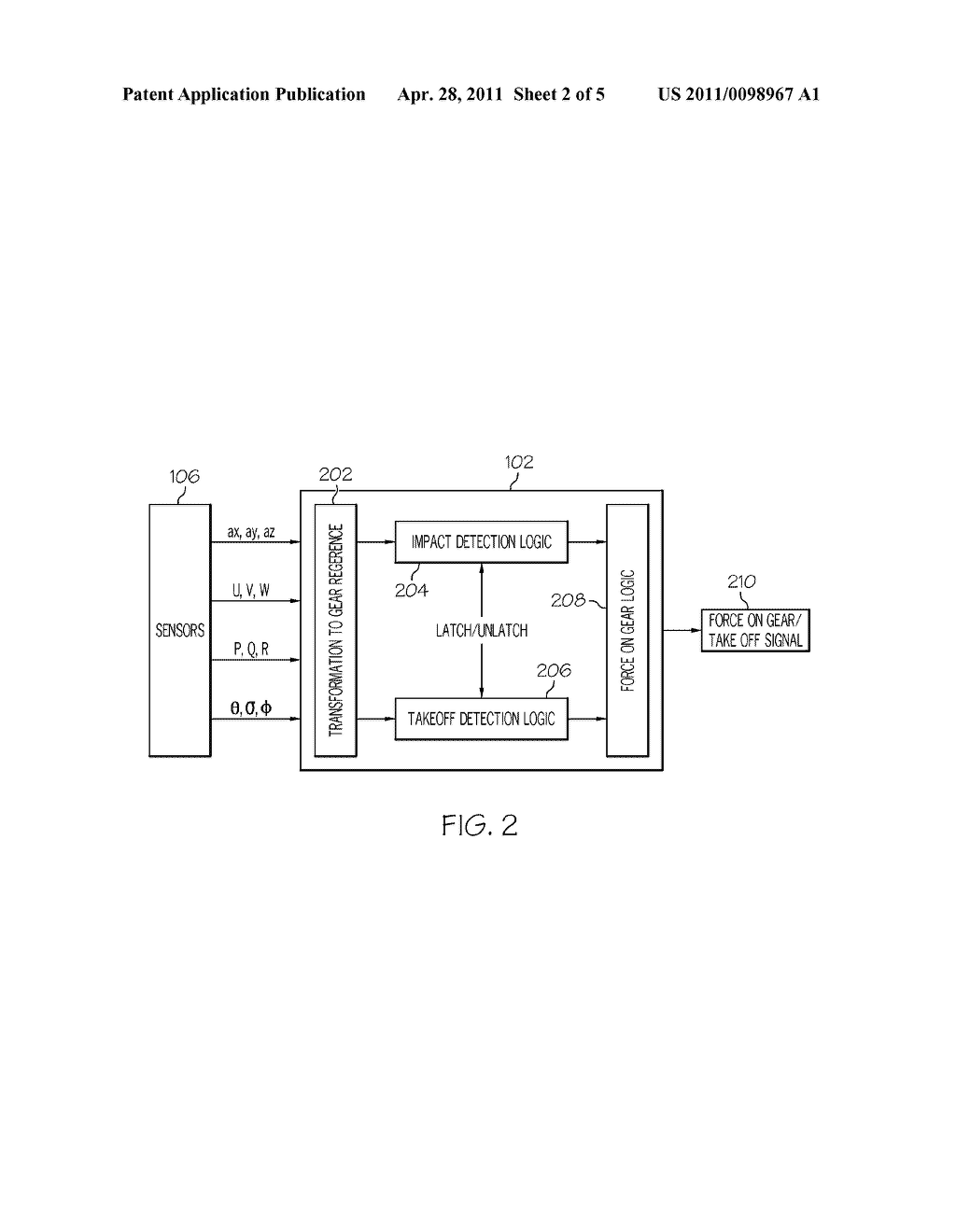 Method and System for Detecting Forces on Aircraft - diagram, schematic, and image 03