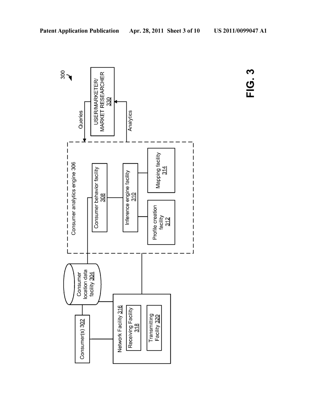 ELECTRONICALLY CAPTURING CONSUMER LOCATION DATA FOR ANALYZING CONSUMER BEHAVIOR - diagram, schematic, and image 04