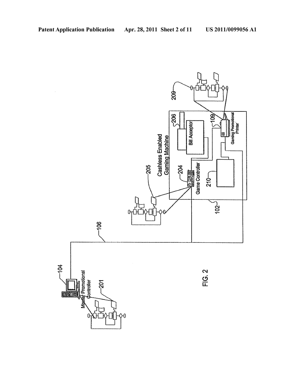 METHOD AND APPARATUS FOR GAMING PROMOTIONAL PRINTER - diagram, schematic, and image 03