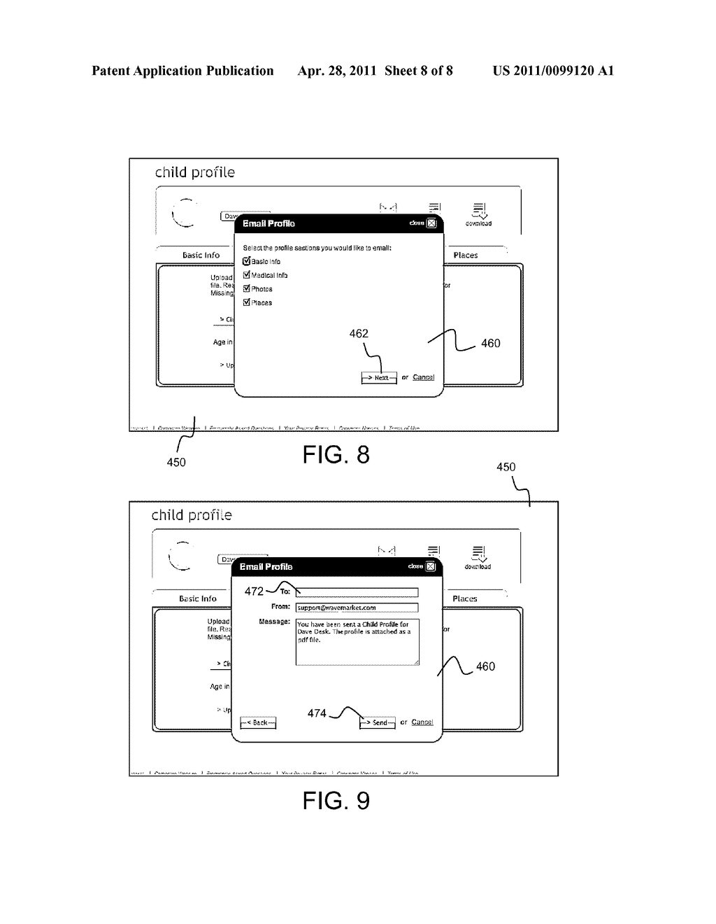 SYSTEM AND METHOD FOR STORING AND DISTRIBUTING PROFILES - diagram, schematic, and image 09