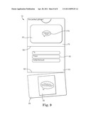 GIFT CARD ASSEMBLY WITH STICKER AND ASSOCIATED METHODS diagram and image