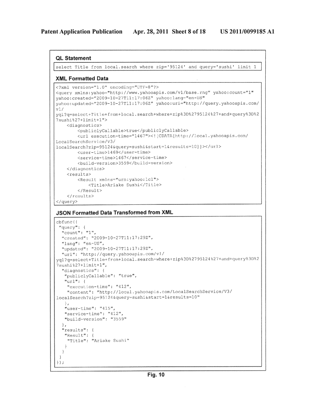 System for Querying and Consuming Web-Based Data and Associated Methods - diagram, schematic, and image 09