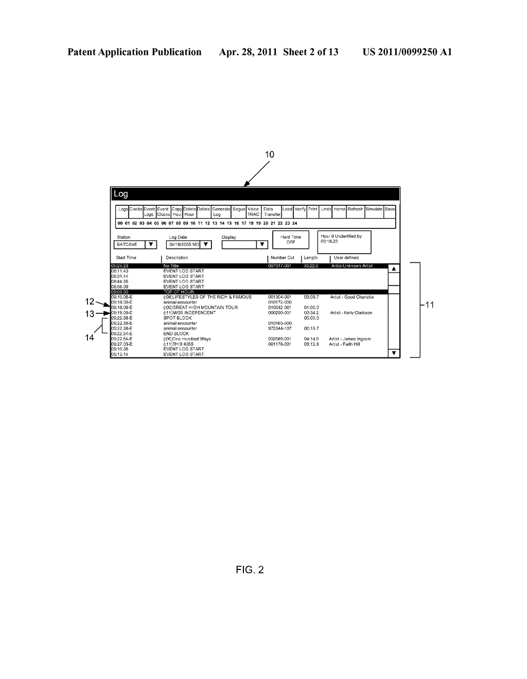 Method and System for Selectively Broadcasting Media - diagram, schematic, and image 03