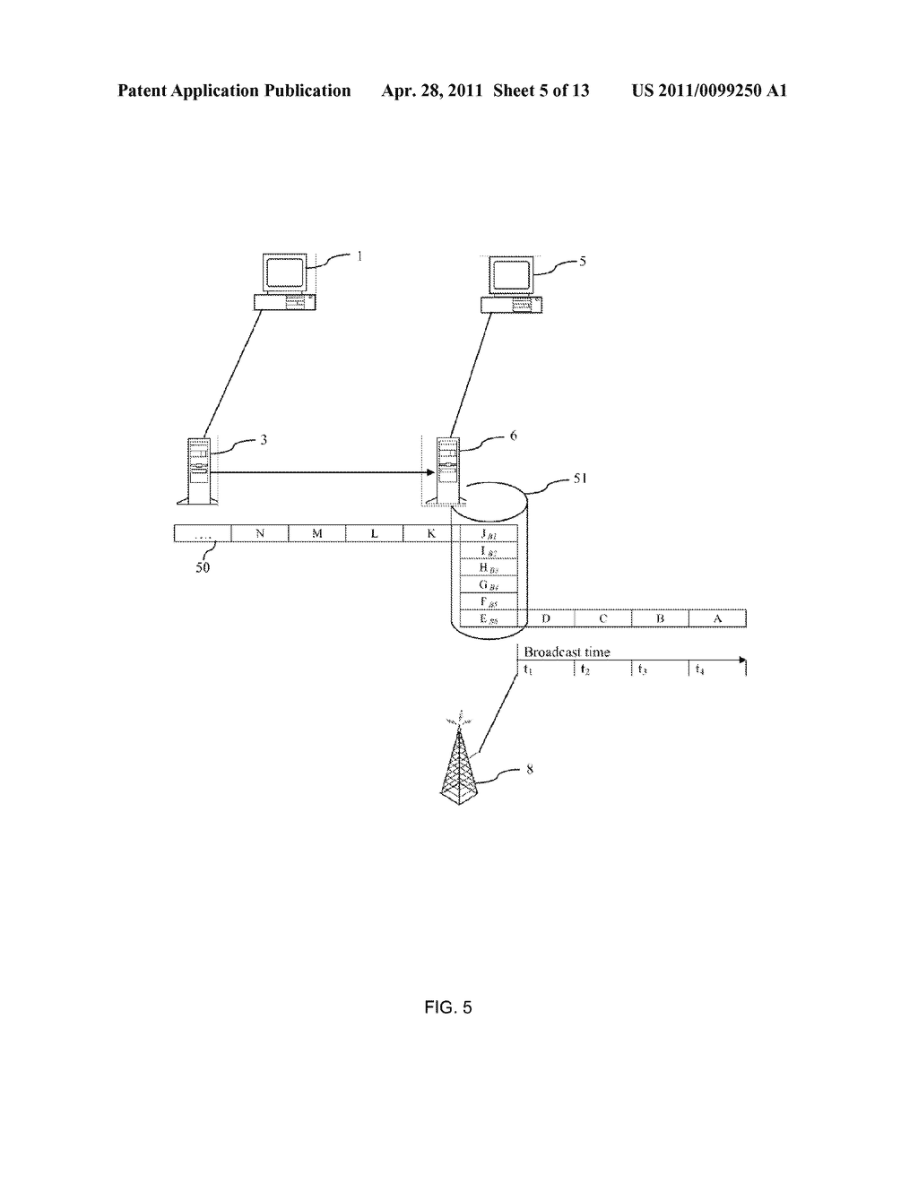 Method and System for Selectively Broadcasting Media - diagram, schematic, and image 06