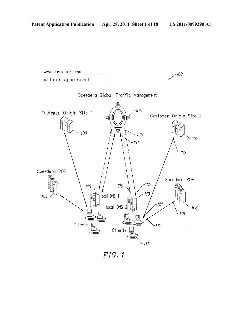 METHOD FOR DETERMINING METRICS OF A CONTENT DELIVERY AND GLOBAL TRAFFIC MANAGEMENT NETWORK - diagram, schematic, and image 02