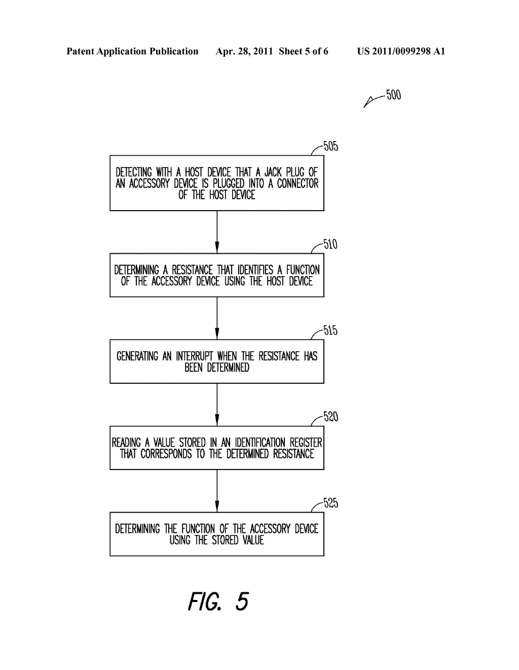 METHOD OF DETECTING ACCESSORIES ON AN AUDIO JACK - diagram, schematic, and image 06