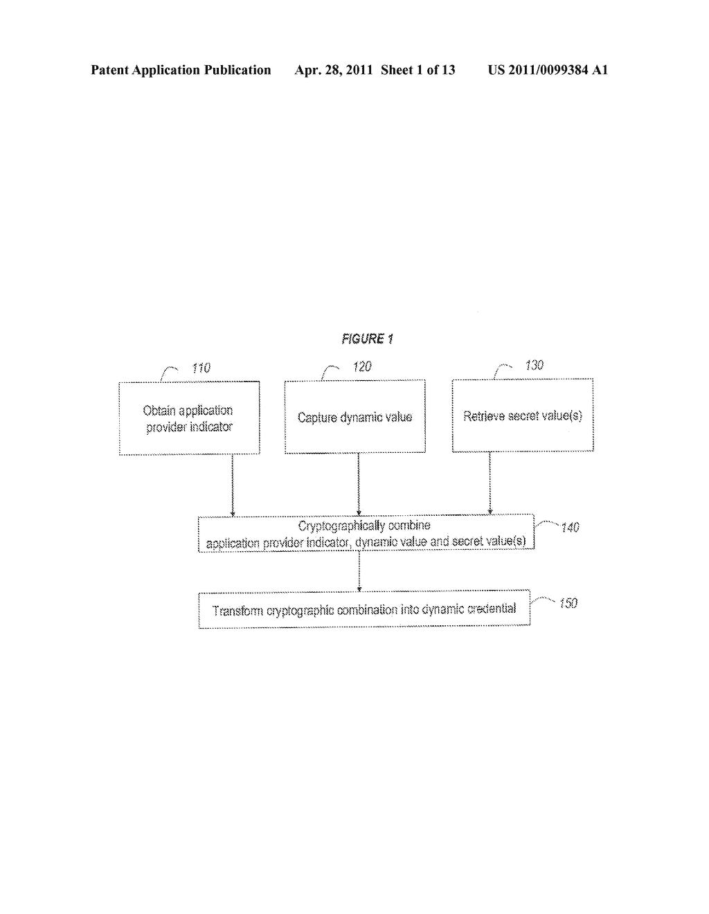 STRONG AUTHENTICATION TOKEN USABLE WITH A PLURALITY OF INDEPENDENT APPLICATION PROVIDERS - diagram, schematic, and image 02