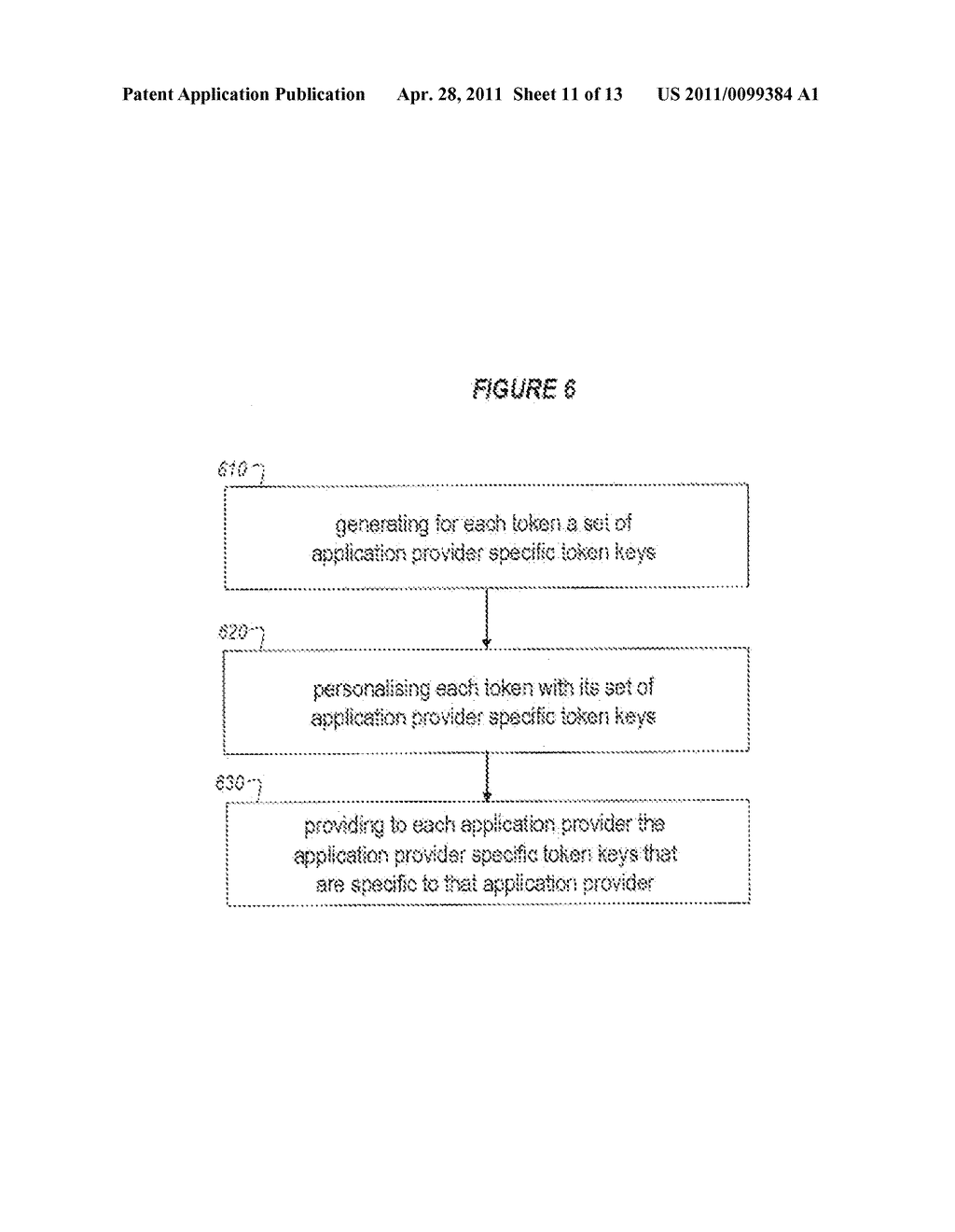 STRONG AUTHENTICATION TOKEN USABLE WITH A PLURALITY OF INDEPENDENT APPLICATION PROVIDERS - diagram, schematic, and image 12