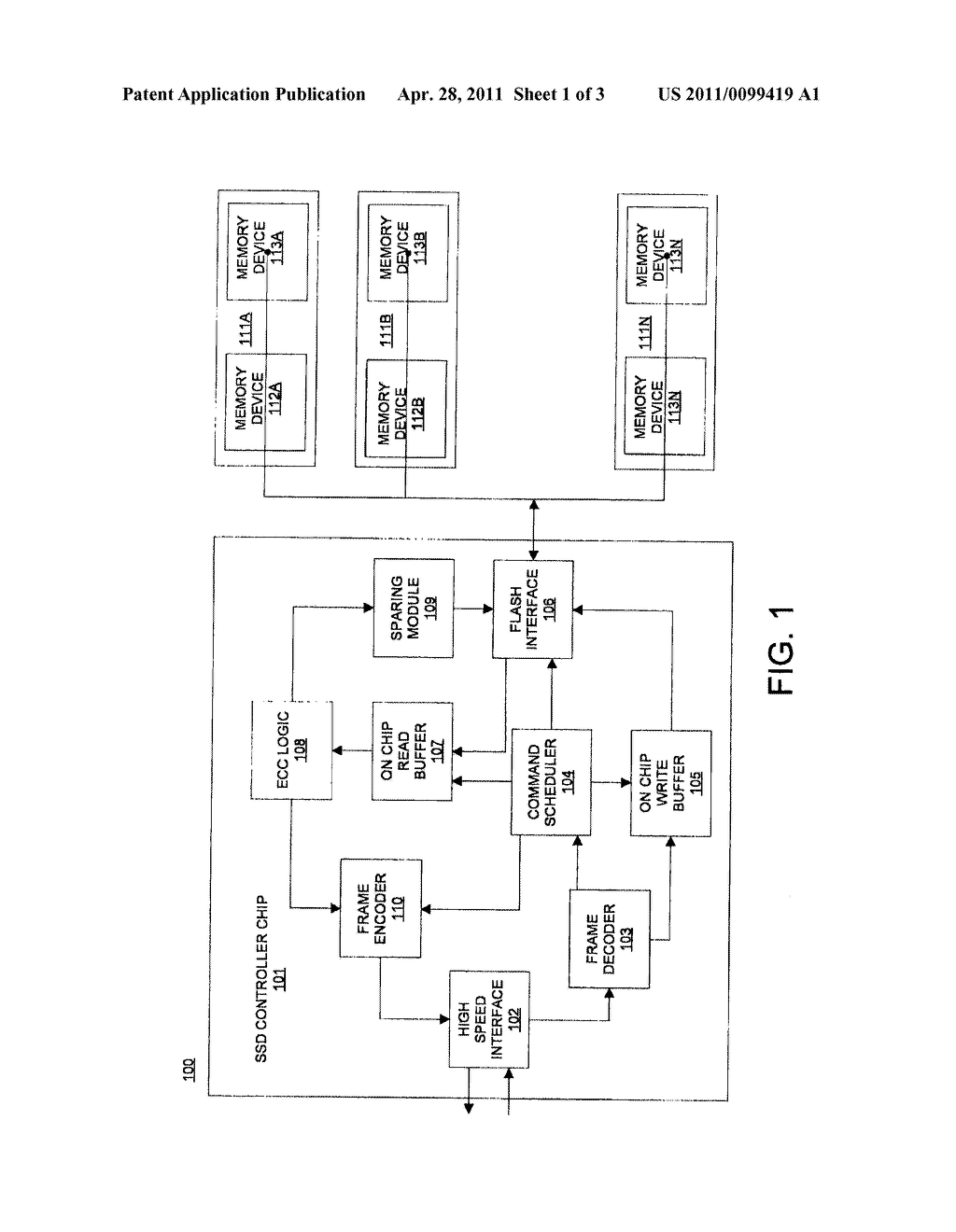 SOLID STATE DRIVE WITH FLASH SPARING - diagram, schematic, and image 02