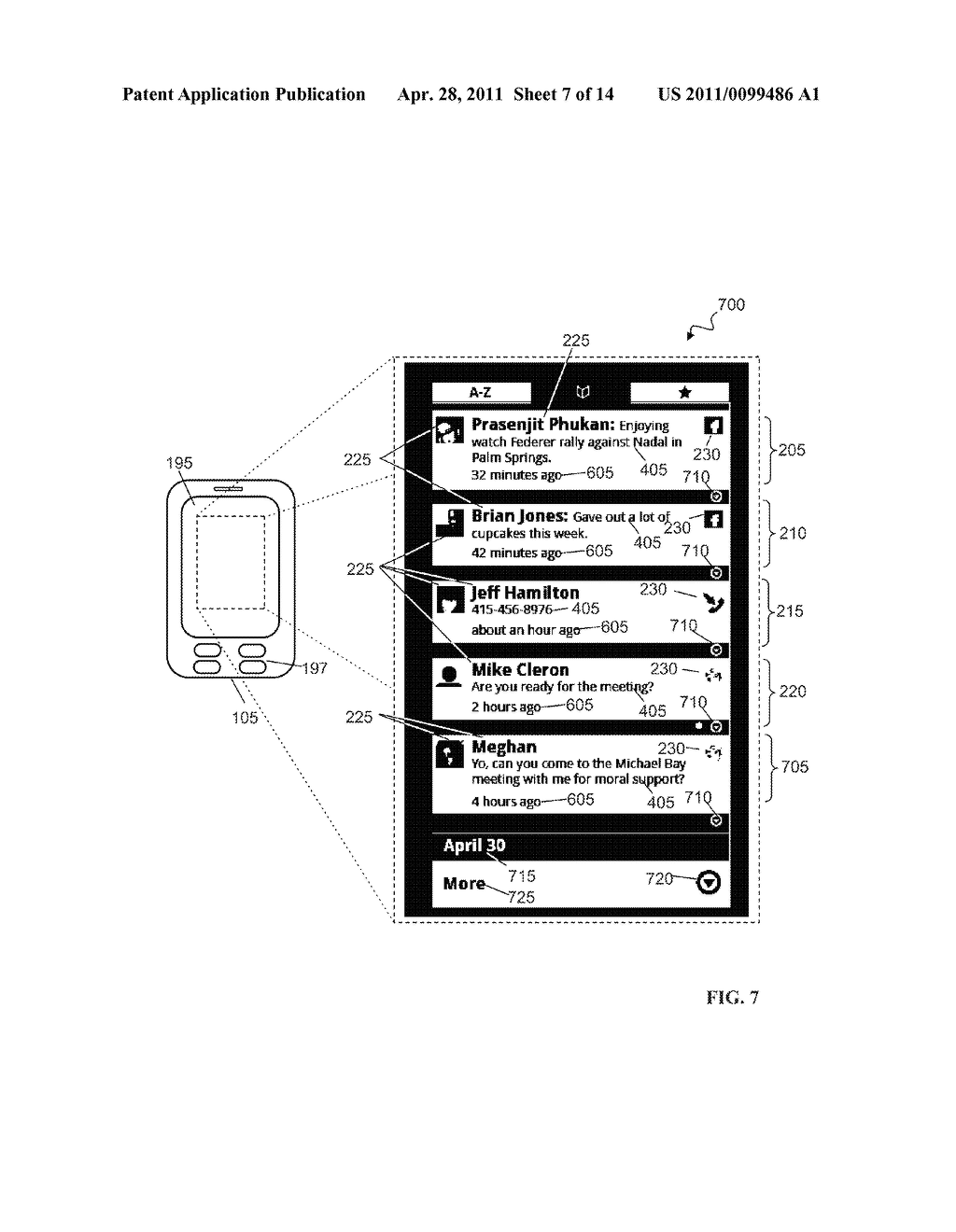 Social Messaging User Interface - diagram, schematic, and image 08