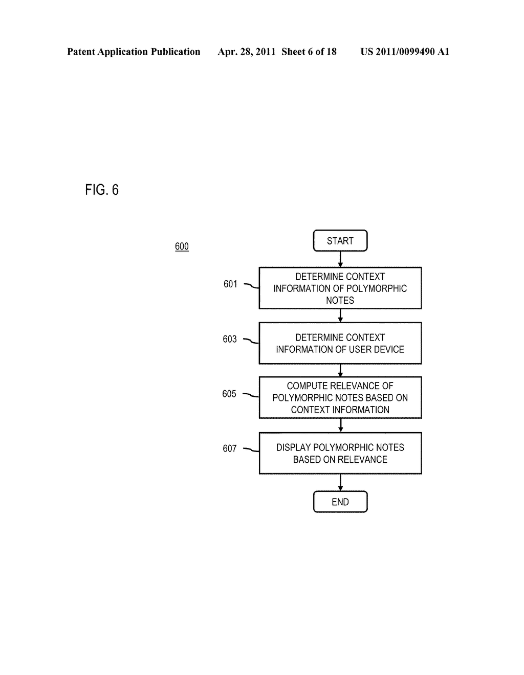 METHOD AND APPARATUS FOR PRESENTING POLYMORPHIC NOTES IN A GRAPHICAL USER INTERFACE - diagram, schematic, and image 07