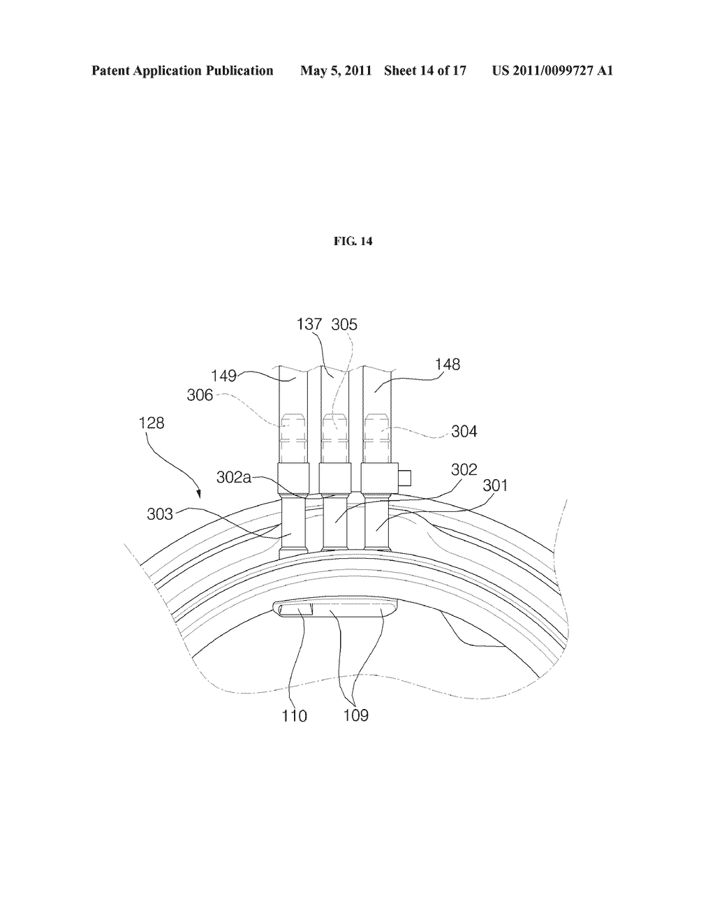 METHOD FOR WASHING AND WASHING MACHINE - diagram, schematic, and image 15