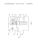 Measuring device for determining the shortest distance between features in a structure diagram and image