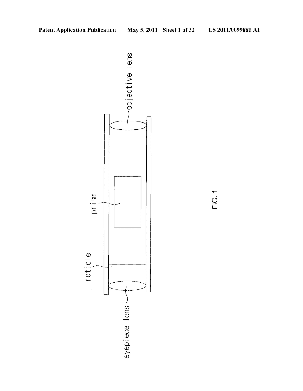 Optical Telescope Sight Combining Dot Sight Mode and Scope Mode - diagram, schematic, and image 02