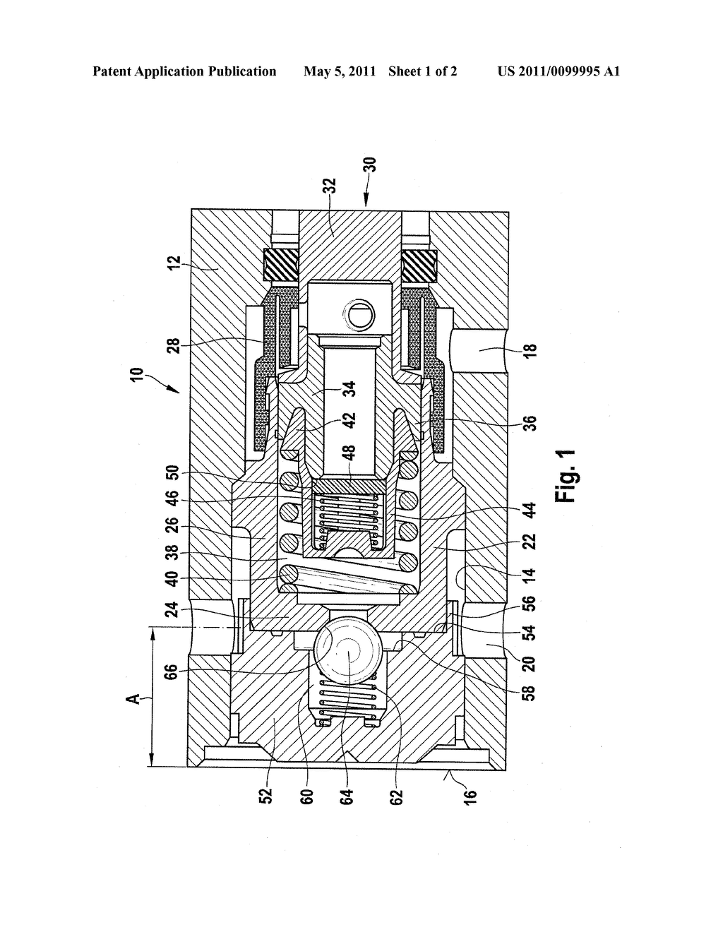PISTON PUMP OF A HYDRAULIC VEHICLE BRAKE SYSTEM - diagram, schematic, and image 02