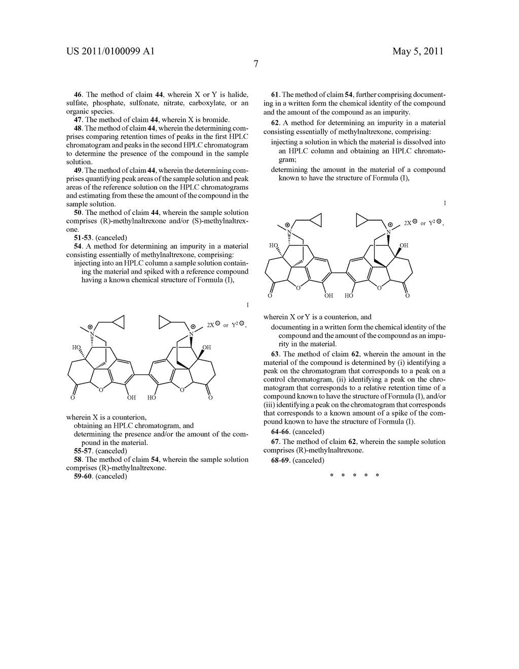 PREPARATION AND USE OF (R),(R)-2,2'-BIS-METHYLNALTREXONE - diagram, schematic, and image 10