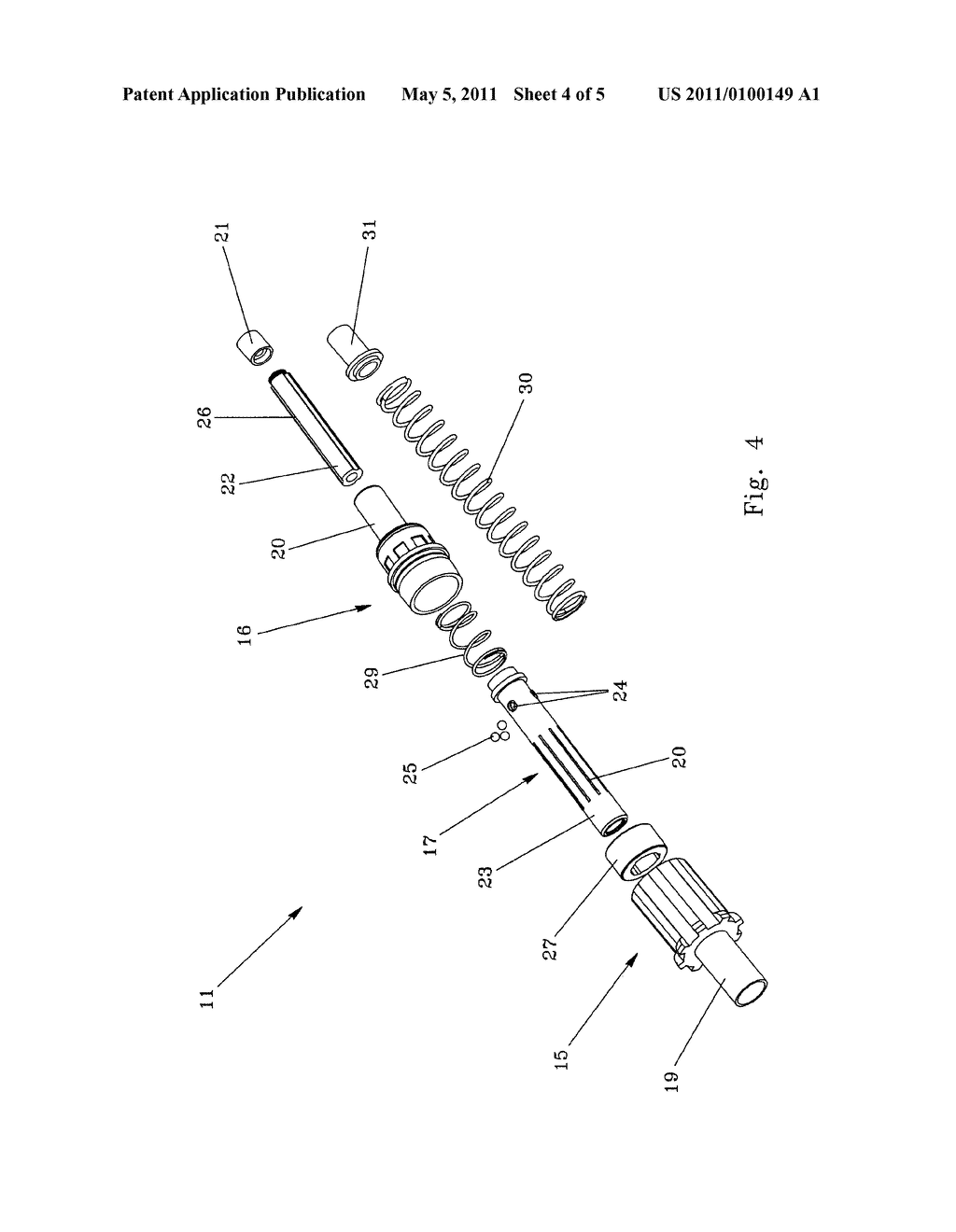 Device for Automatic Adjustment of Tension Applied to A Control Cable - diagram, schematic, and image 05